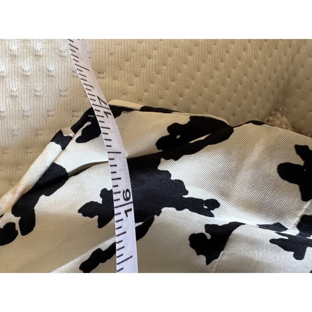 Kate Spade 100% Silk Abstract Houndstooth Sheath Dress Bow Waist Size 4 - Picture 8 of 10
